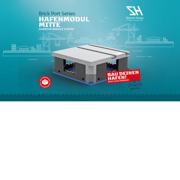 Stone Heap - Harbour Base Module - Centre Section (67 pieces)
