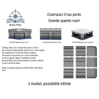 Stone Heap - Harbour Base Module - Centre Section (67 pieces)