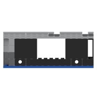 Stone Heap - Harbour Base Module - Centre Section (67 pieces)