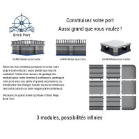 Stone Heap - Harbour Base Module - Centre Section (67 pieces)