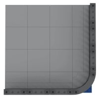 Stone Heap - Modulo base portuale - curva esterna (102 pezzi)