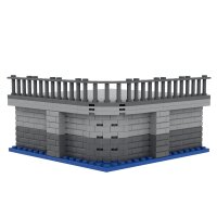 Stone Heap - Modulo base portuale - curva esterna (102 pezzi)