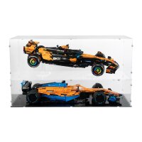 Acrylic display XL for LEGO&reg; 42228 McLaren MCL39 F1 Car (With clear base & 2 acrylic stands, stackable)