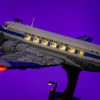 LMB 2.0 LED Kit d&rsquo;&eacute;clairage pour LEGO&reg; 11378 Avion de ligne Douglas DC-3 de la PAN AM