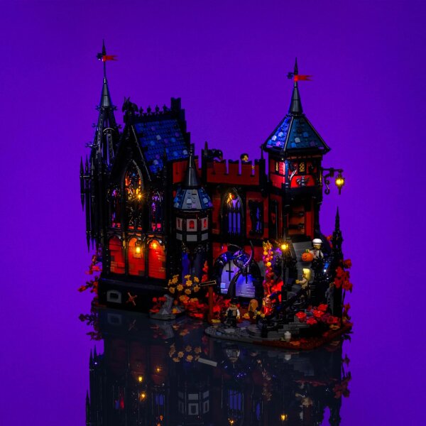 LMB 2.0 LED Licht Set f&uuml;r LEGO&reg; BrickLink 910049 Adventure in Transylvania