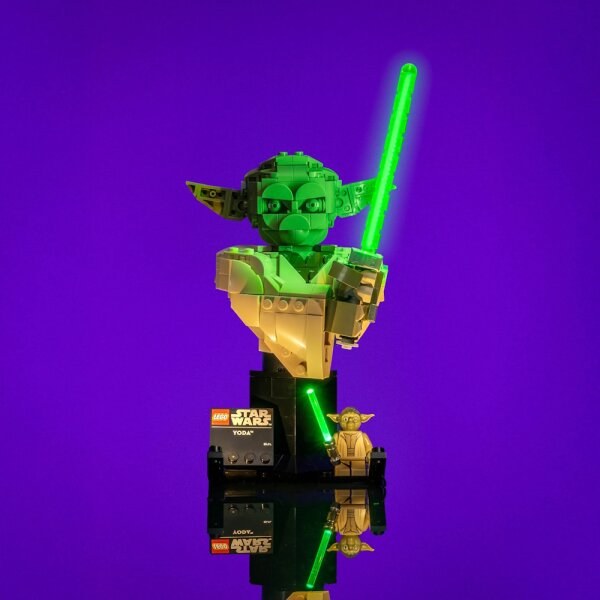 LMB 2.0 Kit di illuminazione a LED per LEGO&reg; 75438 Star Wars - Busto di Yoda
