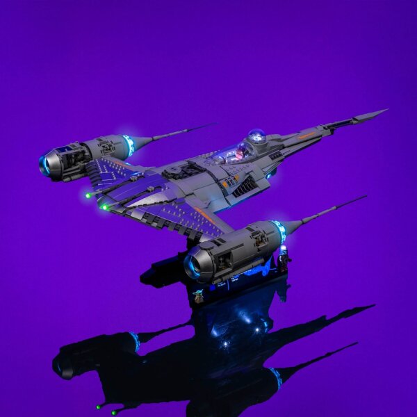 LMB 2.0 LED Kit d&rsquo;&eacute;clairage pour LEGO&reg; 75442 Star Wars - Le chasseur N-1 du Mandalorien