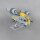Supporto in acrilico per LEGO&reg; 75447 Star Wars - Razor Crest (angolato, 6 cm di altezza)