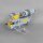 Supporto in acrilico per LEGO&reg; 75447 Star Wars - Razor Crest (angolato, 6 cm di altezza)