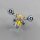 Supporto in acrilico per LEGO&reg; 75447 Star Wars - Razor Crest (angolato, 6 cm di altezza)