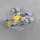 Supporto in acrilico per LEGO&reg; 75447 Star Wars - Razor Crest (angolato, 6 cm di altezza)