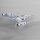 Acrylic 2-in-1 stand for LEGO&reg; 75442 Star Wars - N-1 Starfighter of the Mandalorian (adjustable)