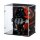 Display in acrilico per LEGO&reg; 75439 Star Wars - Busto di Darth Vader  (con immagine di sfondo e base nera)