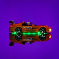 LMB 2.0 Kit di illuminazione a LED per LEGO&reg; 77260 Fast and Furious Toyota Supra MK4