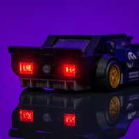 LMB 2.0 Kit di illuminazione a LED per LEGO&reg; 77262 Ken Block&rsquo;s &rsquo;65 Ford Mustang Hoonicorn V1