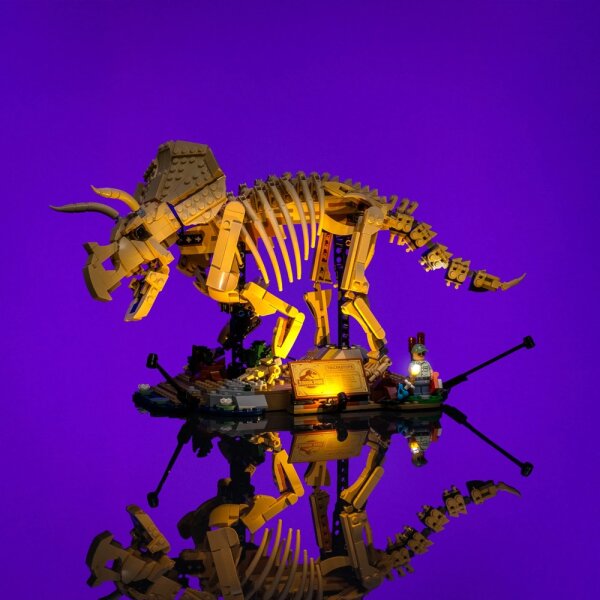 LMB 2.0 LED Kit d&rsquo;&eacute;clairage pour LEGO&reg; 77985 Les fossiles de dinosaure - le tric&eacute;ratops