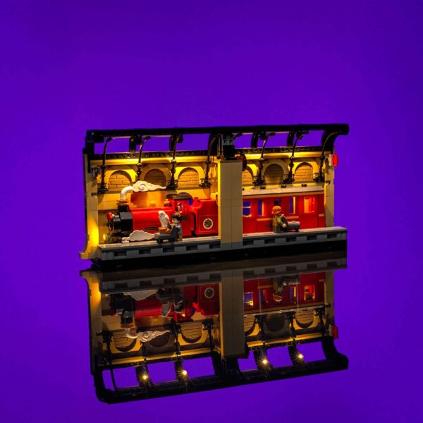 LMB 2.0 LED Kit d&rsquo;&eacute;clairage pour LEGO&reg; 76450 Harry Potter - Book nook  le Poudlard Express