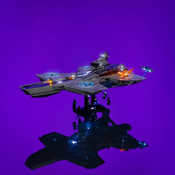 LMB 2.0 Kit di illuminazione a LED per LEGO&reg; 76354 Elivelivolo S.H.I.E.L.D.