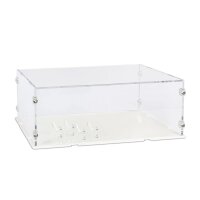 Pr&eacute;sentoir en acrylique pour LEGO&reg; 40926 SEGA Genesis Console (avec fond blanc)