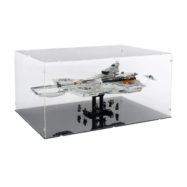 Acrylic XL display for LEGO&reg; 76354 S.H.I.E.L.D. Helicarrier (With black floor)