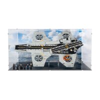 Pr&eacute;sentoir XL & Support 2en1 en acrylique pour  LEGO&reg; 76354 L&rsquo;h&eacute;liporteur du SHIELD With background image & black base)