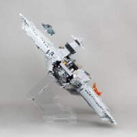Pr&eacute;sentoir XL & Support 2en1 en acrylique pour  LEGO&reg; 76354 L&rsquo;h&eacute;liporteur du SHIELD With background image & black base)
