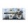 Pr&eacute;sentoir XL & Support 2en1 en acrylique pour  LEGO&reg; 76354 L&rsquo;h&eacute;liporteur du SHIELD With background image & black base)