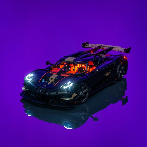LMB 2.0 Kit di illuminazione a LED per LEGO&reg; 42232 Hypercar Koenigsegg Sadairs Spear