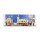 Display in acrilico per LEGO&reg; 43302 Disney - Main Street U.S.A. (con immagine di sfondo e base nera)