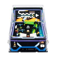 Display in acrilico in edizione speciale per LEGO&reg; 11374 Flipper &ndash; aperture per le funzioni di gioco e base nera