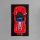 Support mural en acrylique pour LEGO&reg; 42143 Ferrari Daytona SP3 (avec fond noir)