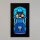 Acrylic Wall Mount for LEGO&reg; 42083 Bugatti Chiron (with black background)