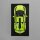 Acrylic Wall Mount for LEGO&reg; 42115 Lamborghini Si&aacute;n FKP 37 (with black background)