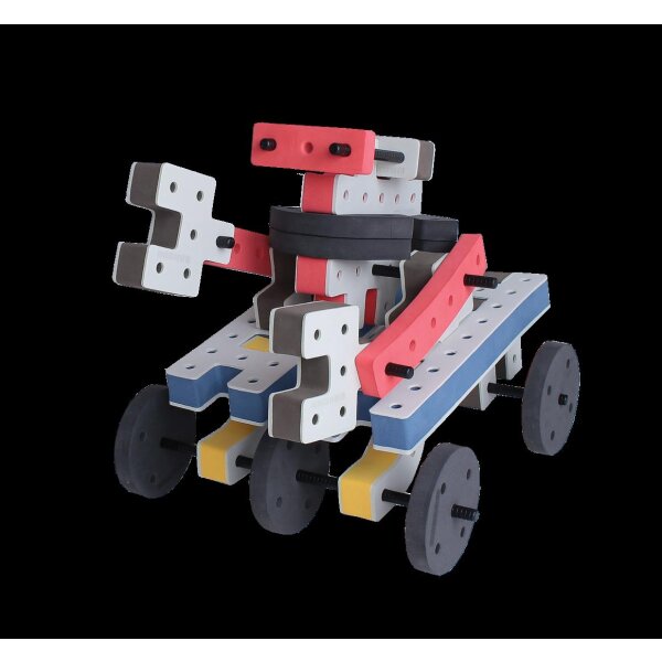 BAKOBA Education Box (87 pièces + 1 sac de rangement lavable - sans connecteurs LEGO®)