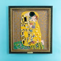 Acrylic wall display for LEGO&reg; 31221 Gustav Klimt - he Kiss (Acrylic frame in Baroque style design)