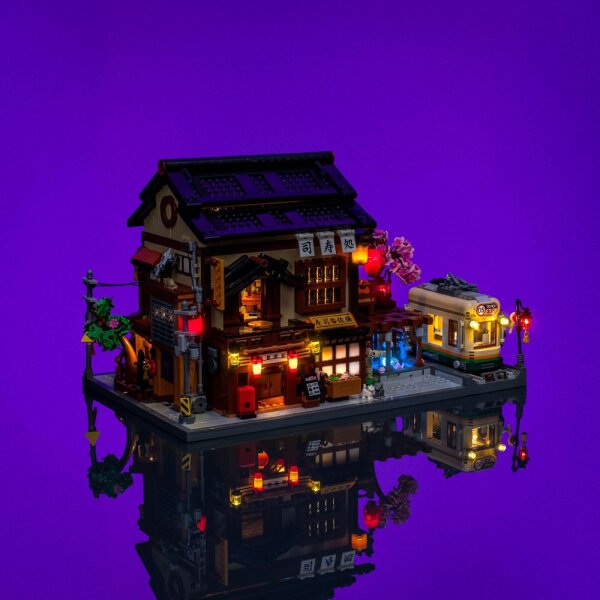 LMB 2.0 Kit di illuminazione a LED per LEGO&reg; BrickLink 910060 Ristorante di sushi