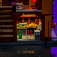 LMB 2.0 Kit di illuminazione a LED per LEGO&reg; BrickLink 910060 Ristorante di sushi