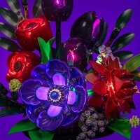 LMB 2.0 Kit di illuminazione a LED per LEGO&reg; 11513 Composizione di fiori scuri