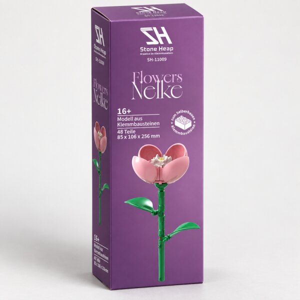 Stone Heap - Einzelblume Nelke (48 Teile)