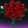 Stone Heap - Roter Rosenstrauss mit 9 Rosen (483 Teile)