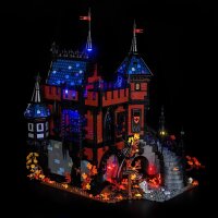 BB Kit d&eacute;clairage LED pour LEGO&reg; Bricklink 910049 Adventure in Transylvania  avec t&eacute;l&eacute;commande