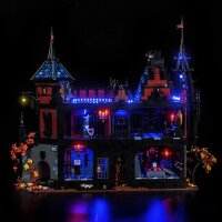 BB Kit d&eacute;clairage LED pour LEGO&reg; Bricklink 910049 Adventure in Transylvania  avec t&eacute;l&eacute;commande