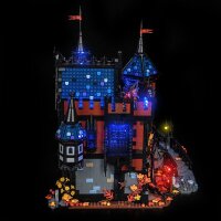 BB Kit d&eacute;clairage LED pour LEGO&reg; Bricklink 910049 Adventure in Transylvania  avec t&eacute;l&eacute;commande
