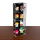 2-in-1 Display acrilico da tavolo & parete per LEGO&reg; BrickHeadz (con sfondo nero)