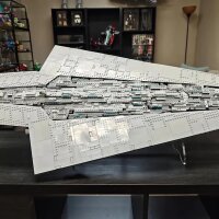 Supporto in acrilico per LEGO&reg; 75457 Star Wars - Super Star Destroyer Executor (Esposizione inclinata)