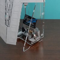 2-in-1 Acryl-St&auml;nder & Wandhalterung f&uuml;r LEGO&reg; 75457 Star Wars - Supersternzerst&ouml;rer Executor (Vertikale Pr&auml;sentation)