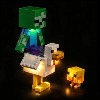 BB Set di illuminazione a LED per LEGO&reg; 21582 Minecraft - Fantino di polli