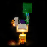 BB Set di illuminazione a LED per LEGO&reg; 21582 Minecraft - Fantino di polli