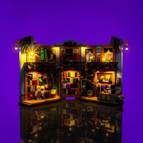 LMB 2.0 LED Kit d&rsquo;&eacute;clairage pour LEGO&reg; 11379 La librairie - book nook