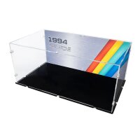 Acryl-Display f&uuml;r LEGO&reg; 72306 Playstatioin Mit Hintergrundbild & schwarzem Boden)